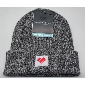 Obermeyer Merino Wool Winter Hat Cap Unisex Bozeman Beanie One Size NWT